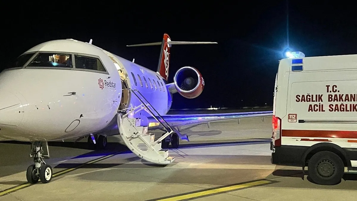 Şırnaklı 2 bebek ambulans uçak ile İstanbul’a sevk edildi