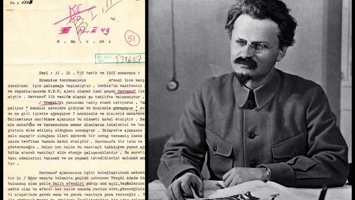 MİT arşivlerindeki ‘Troçki’ raporu: Büyükada’daki sürgün yıllarında adım adım böyle izlenmiş…