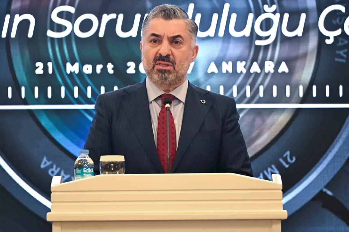 RTÜK Başkanı Şahin’den televizyon kanallarına sert mesaj